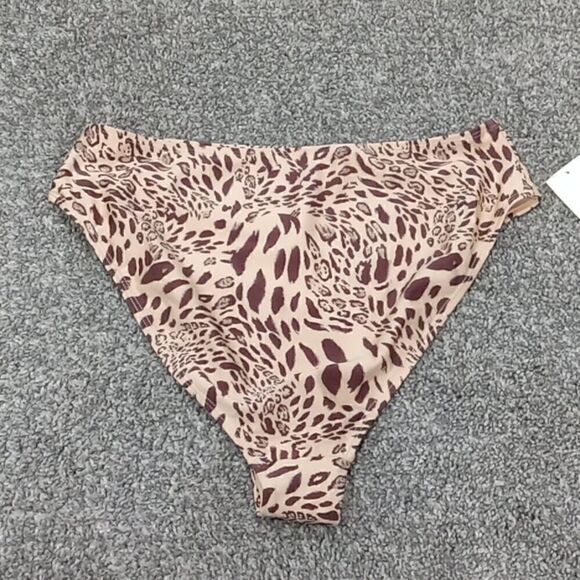 Topshop high waist animal print bikini bottom. Size 8-10 NWT - Picture 4 of 4